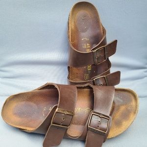 Birkenstock "Arizona" 2 Strap Slides